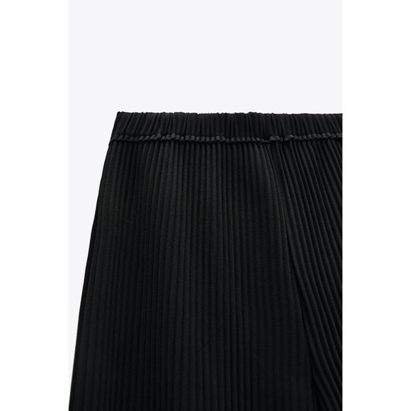 Zara pleated straight leg pants - Picture 4 of 8